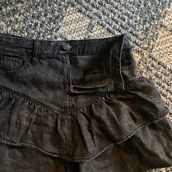 American Eagle tiered ruffle skirt size 0 - Picture 3 of 5